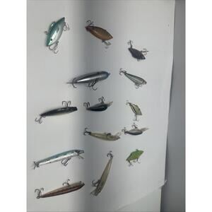 Lot Of 14 Vintage Bomber Corderdell Rapla   Smithwick Lures